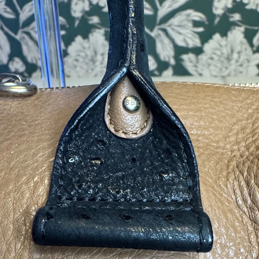 See By Chloe Brown and Black Leather 2 Way Bag - Picture 3 of 10